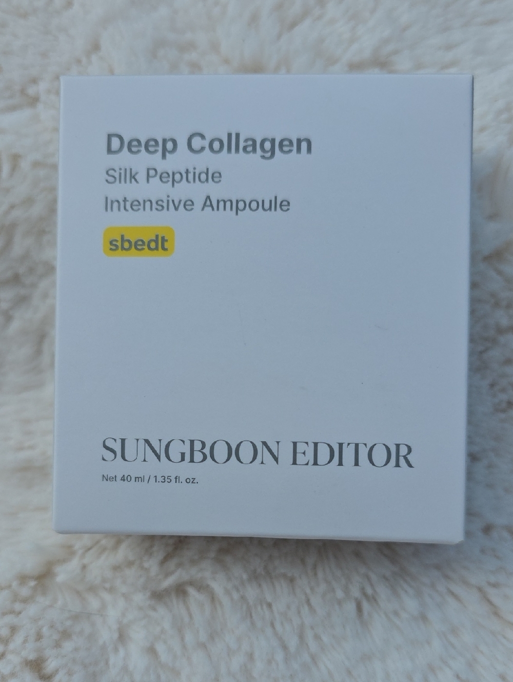 Sungboon Editor Deep Collagen Silk Peptide Ampoule - White
